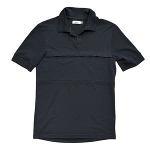 Rapha Black Wool Blend Short Sleeve Classic Cycling Polo Shirt Size Small